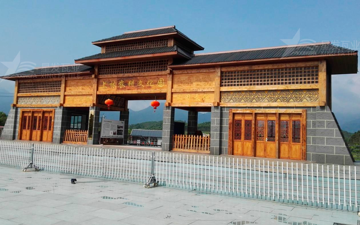 太原合成樹脂瓦為旅游景點增添了色彩與生機，集美觀與實用于一身！
